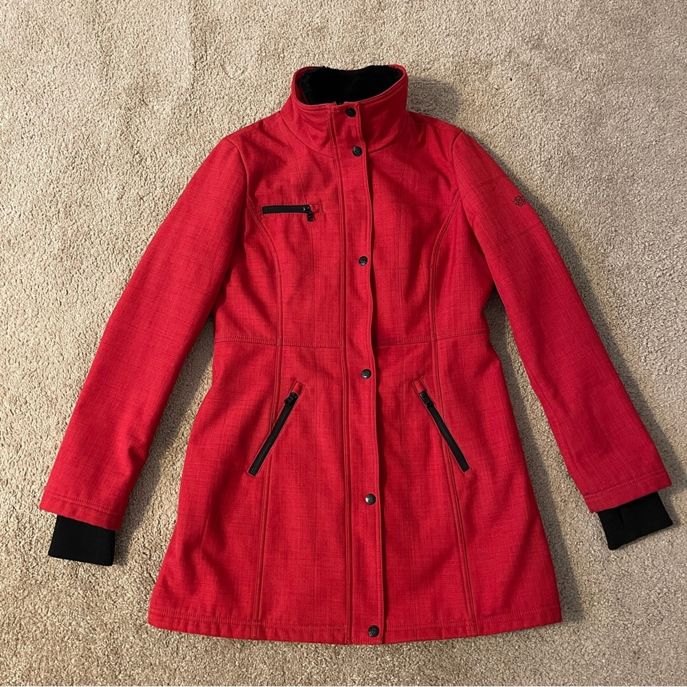 Jessica Simpson Red Ski Jacket with Black Details